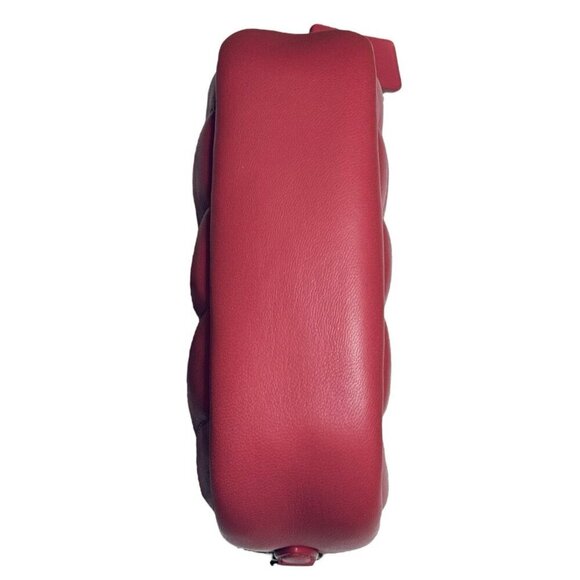 Coach Small Camera Bag Leather Crossbody Purse Quilted Pink - Picture 3 of 15